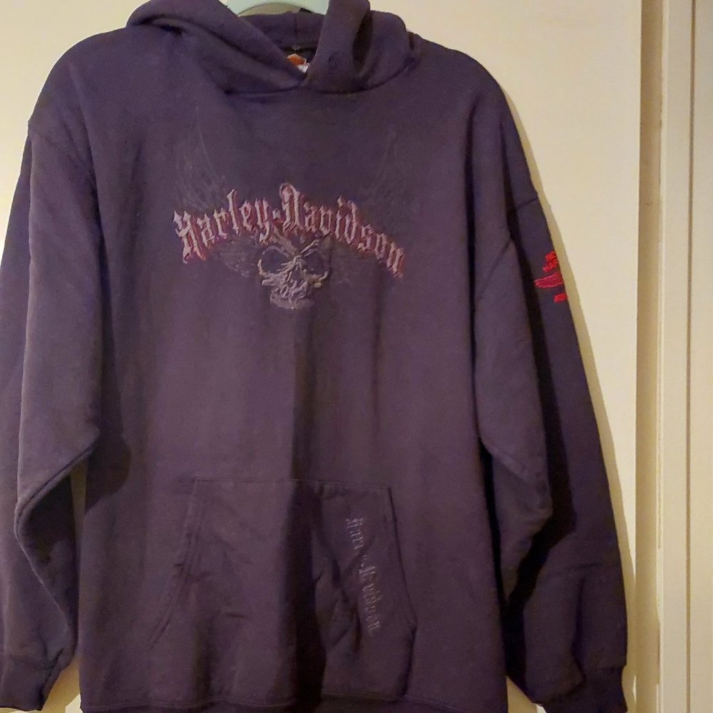 Men's Harley Davidson Hooded Sweatshirt, XL